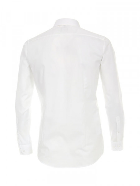 VENTI Slim Fit Camisa Blanco Kent Popeline