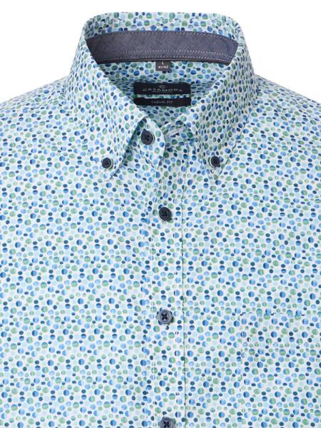 CASAMODA Regular Fit Camisa Verde Button-Down Easy Care  - Vista 1