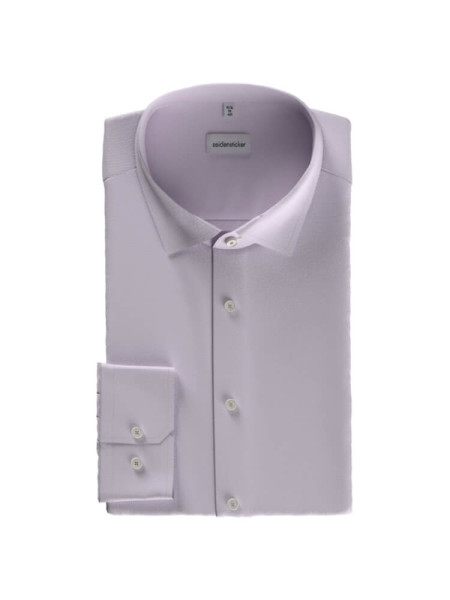 SEIDENSTICKER Slim Fit Camisa Lila Business Kent Twill - Vista 1