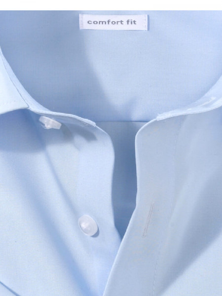 OLYMP Comfort Fit Camisa Azul claro New Kent Popeline - Vista 1