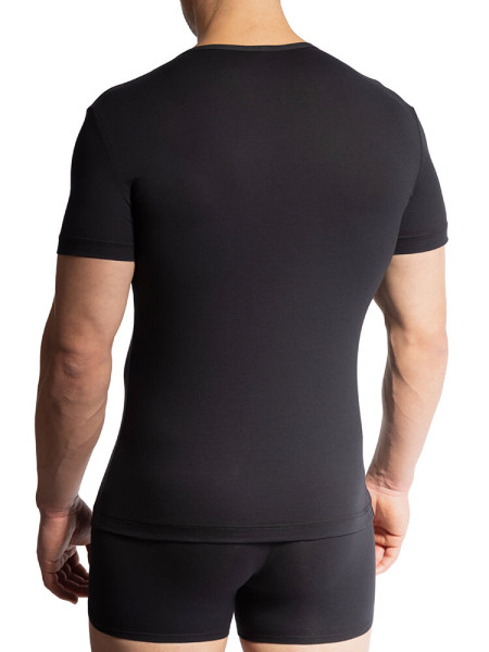 OLAF BENZ Regular Fit Negro Feinripp