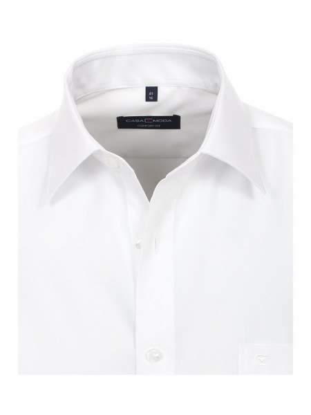 CASAMODA Comfort Fit Camisa Blanco Kent Popeline - Vista 1