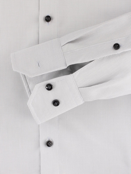 VENTI Regular Fit Camisa Gris claro Kent Struktur - Vista 2