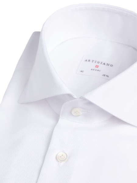 ARTIGIANO Regular Fit Camisa Blanco Haifisch Twill