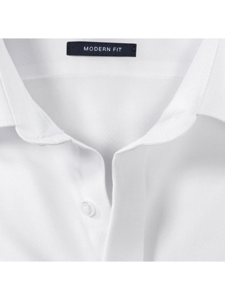 OLYMP Regular Fit Camisa Blanco New Kent Struktur