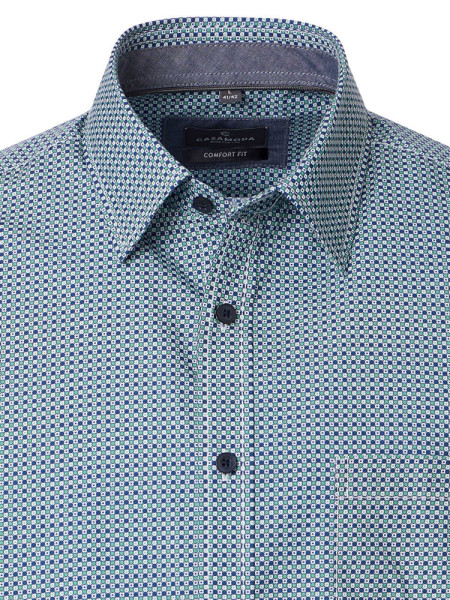 CASAMODA Comfort Fit Camisa Verde Kent Easy Care  - Vista 1