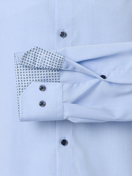 VENTI Regular Fit Camisa Azul claro Kent Popeline - Vista 2