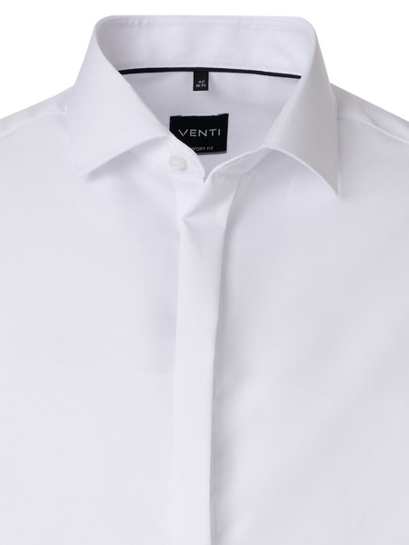 VENTI Comfort Fit Camisa Blanco Kent Popeline - Vista 1