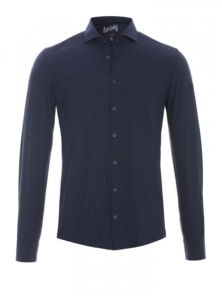 PURE Extra Slim Fit Camisa Marina Haifisch Jersey - Vista 1
