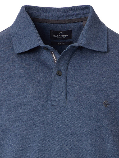 CASAMODA Polo Azul oscuro Extrafeine Qualität - Vista 1