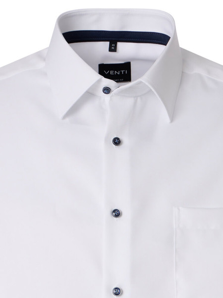VENTI Comfort Fit Camisa Blanco Kent Struktur - Vista 1