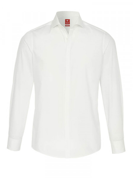 PURE Slim Fit Camisa Beige claro Haifisch Popeline - Vista 1