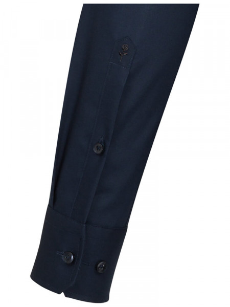 SEIDENSTICKER Slim Fit Camisa Marina Business Kent Popeline - Vista 1