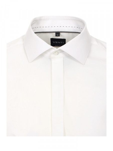 VENTI Slim Fit Camisa Blanco Kent Popeline - Vista 1