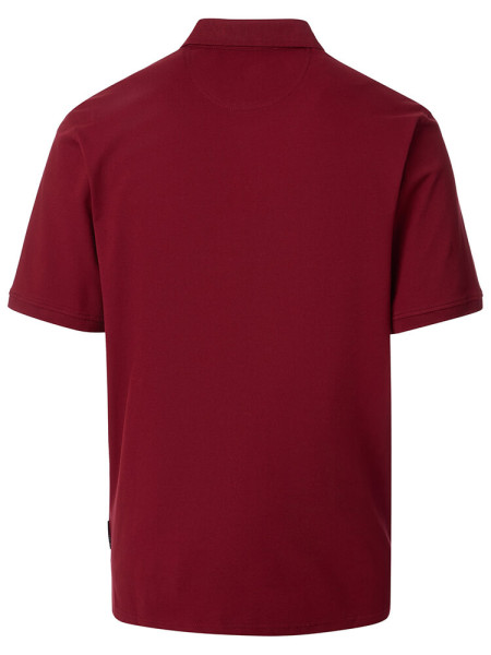 CASAMODA Polo Rojo oscuro Extrafeine Qualität