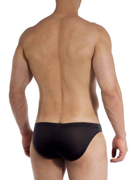 OLAF BENZ Regular Fit Negro Microfaser