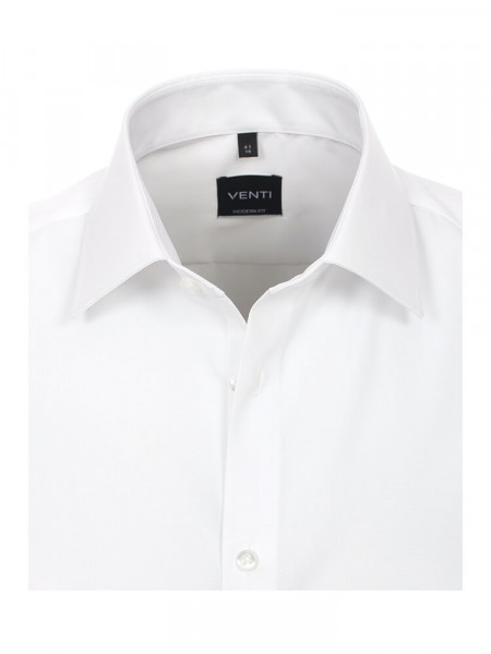 VENTI Regular Fit Camisa Blanco Kent Popeline - Vista 1
