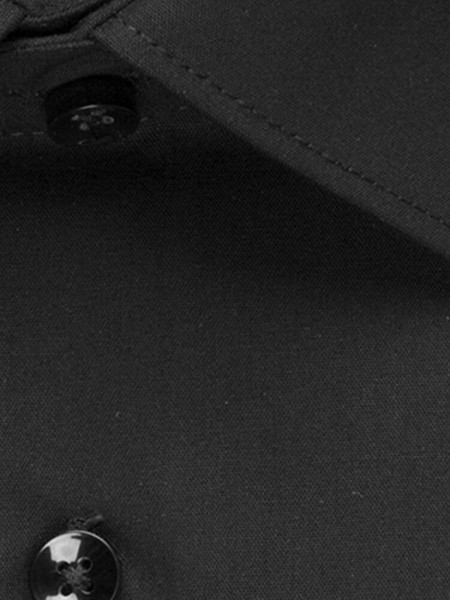 SEIDENSTICKER Extra Slim Fit Camisa Negro Business Kent Popeline - Vista 3