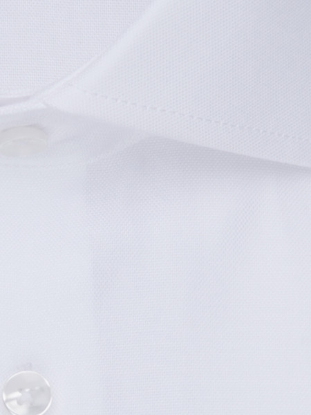 SEIDENSTICKER Slim Fit Camisa Blanco Haifisch Oxford - Vista 3