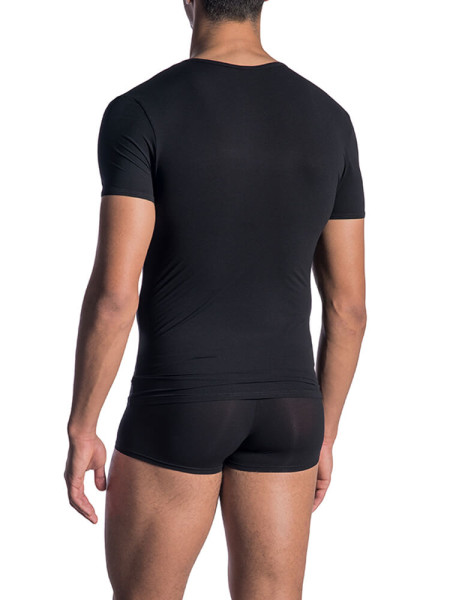 OLAF BENZ Regular Fit Negro Microfaser