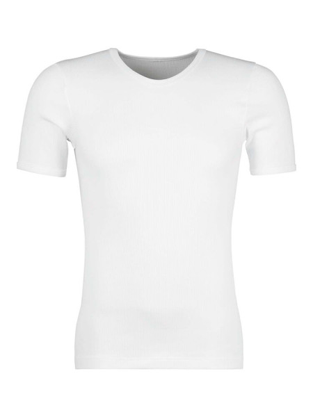 HUBER Regular Fit Blanco Doppelrippenstich - Vista 1