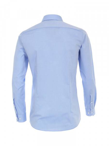 VENTI Slim Fit Camisa Azul claro Kent Popeline