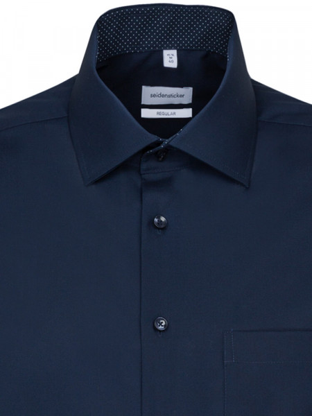 SEIDENSTICKER Regular Fit Camisa Marina Business Kent Popeline - Vista 2