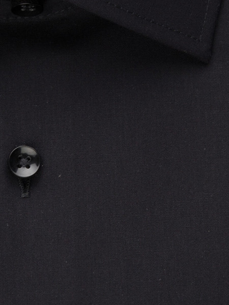 SEIDENSTICKER Slim Fit Camisa Negro Business Kent Popeline - Vista 3