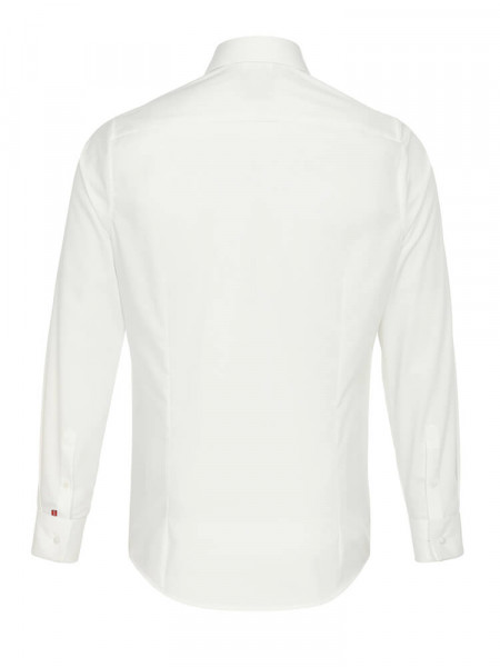 PURE Slim Fit Camisa Beige claro Haifisch Popeline