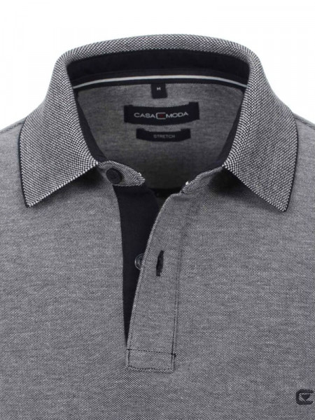 CASAMODA Polo Gris Piqué - Vista 1