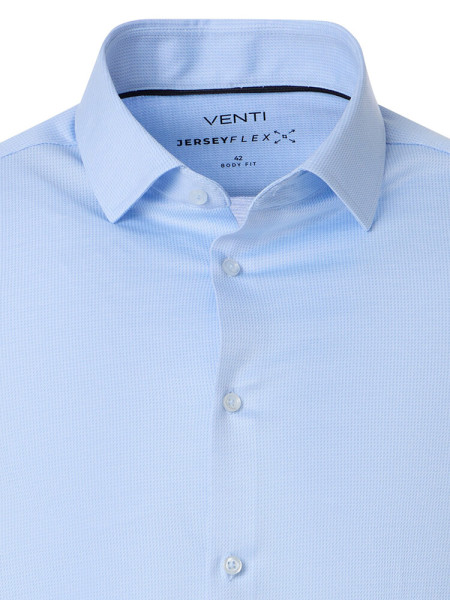 VENTI Slim Fit Camisa Azul claro Kent Jersey - Vista 1