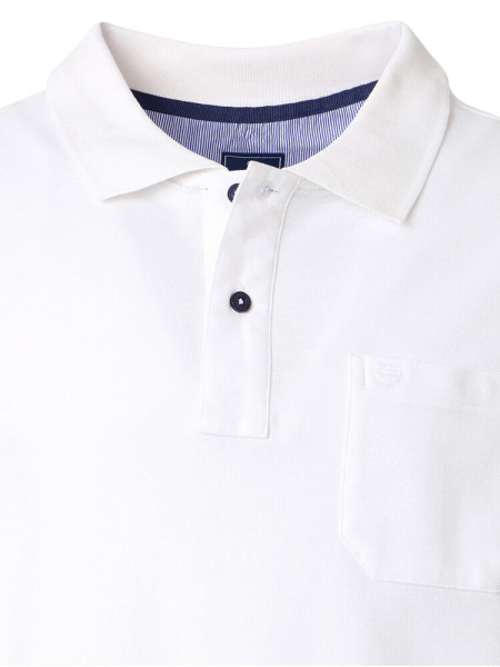 REDMOND Polo Blanco Piqué - Vista 1
