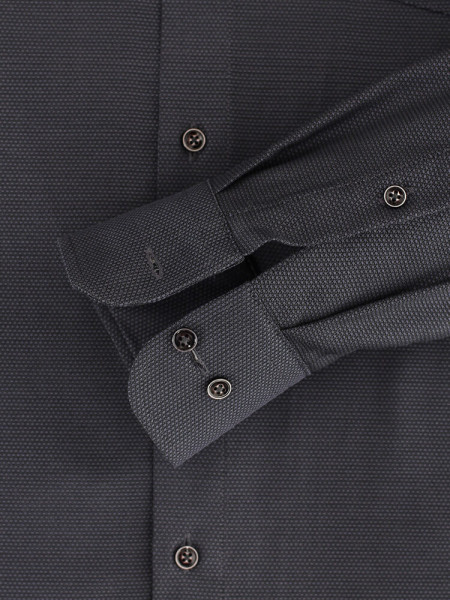 CASAMODA Regular Fit Camisa Antracita Kent Natté - Vista 2