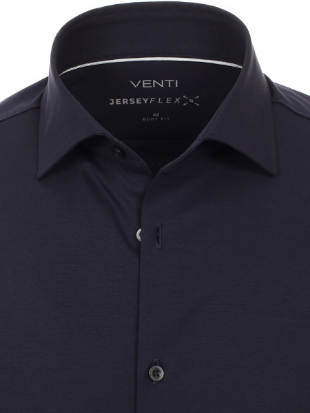 VENTI Slim Fit Camisa Azul oscuro Kent Jersey - Vista 1