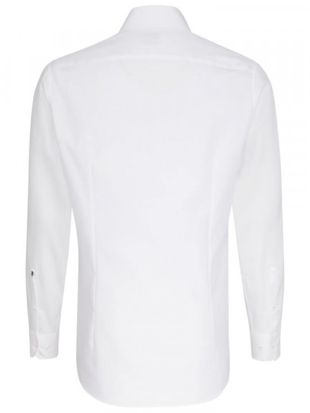 SEIDENSTICKER Tailored Fit Camisa Blanco Haifisch Oxford