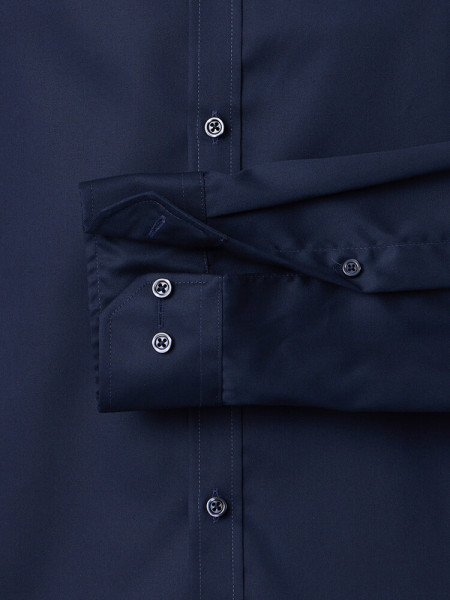 VENTI Slim Fit Camisa Marina Kent Popeline - Vista 2