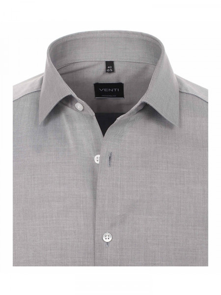 VENTI Regular Fit Camisa Gris claro Kent Twill - Vista 1