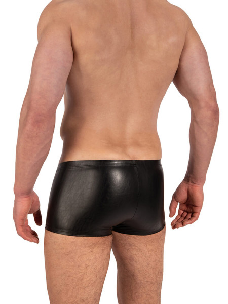 MANSTORE Regular Fit Negro Microfaser