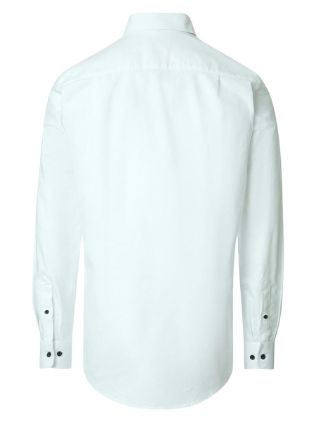 REDMOND Regular Fit Camisa Blanco Button-Down Fein Oxford