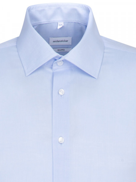SEIDENSTICKER Tailored Fit Camisa Azul claro Business Kent Chambray - Vista 2
