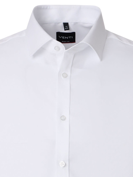 VENTI Slim Fit Camisa Blanco Kent Popeline - Vista 1