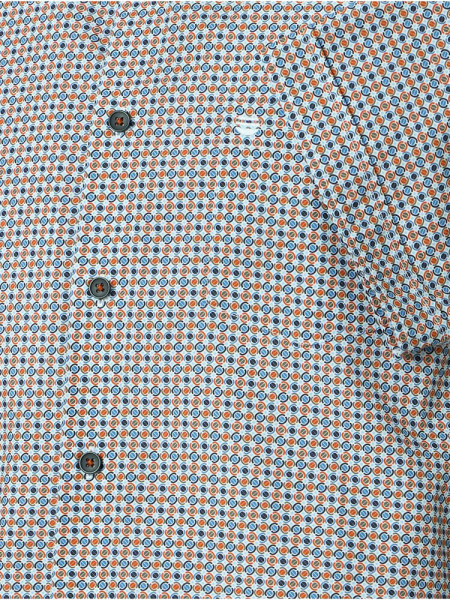 REDMOND Comfort Fit Camisa Rojo Kent Print - Vista 2