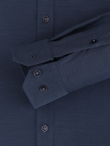 VENTI Slim Fit Camisa Azul oscuro Kent Easy Care  - Vista 2