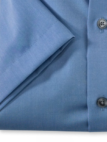 OLYMP Regular Fit Camisa Azul medio New Kent Chambray - Vista 2