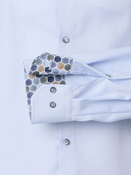 VENTI Regular Fit Camisa Azul claro Kent Popeline - Vista 2