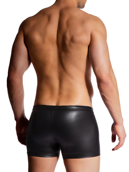 MANSTORE Regular Fit Negro Microfaser