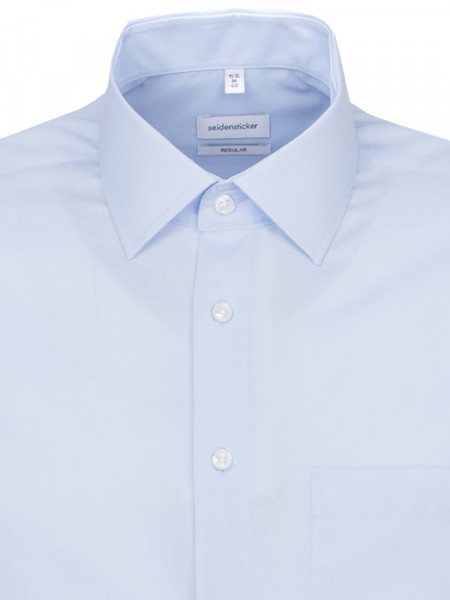 SEIDENSTICKER Regular Fit Camisa Azul claro Business Kent Popeline - Vista 2