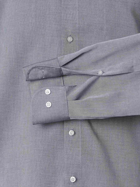 VENTI Comfort Fit Camisa Azul humo Button-Down Fein Oxford - Vista 2