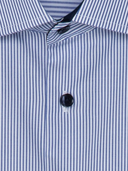 SEIDENSTICKER Regular Fit Camisa Azul medio Business Kent Popeline