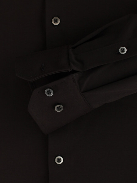 VENTI Regular Fit Camisa Negro Kent Jersey - Vista 2